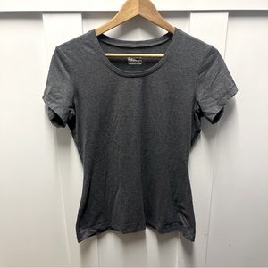 Under‎ Armour grey stretchy active shirt size L